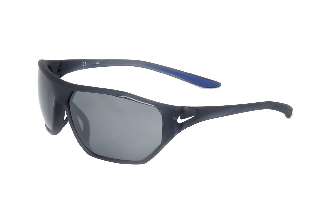 NIKE SUNGLASSES Mod. AERO DRIFT MATTE DARK GREY SILVER - Nike Max Optics lenses-0