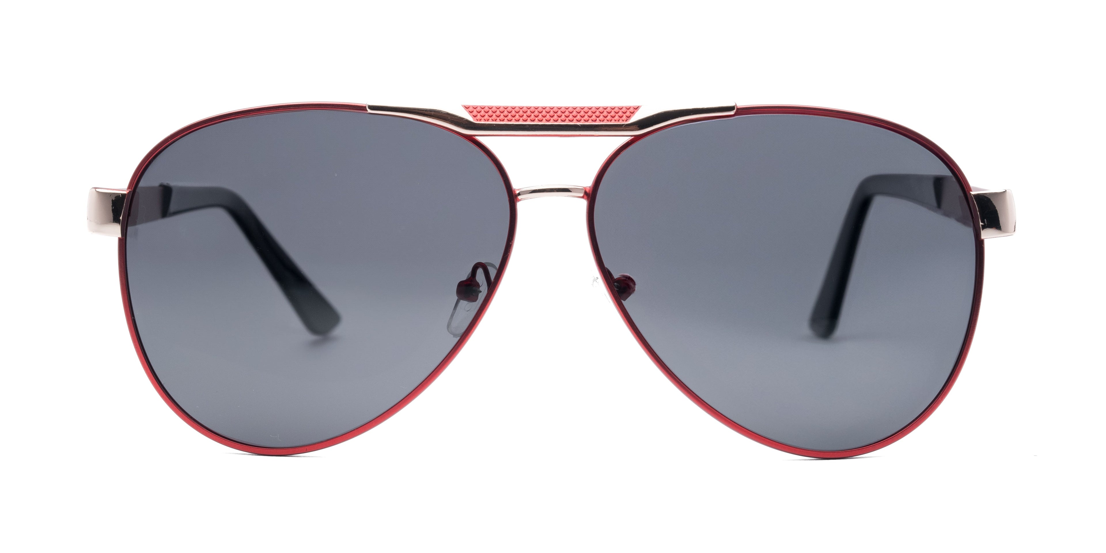LUXURIANT™ SUNGLASSES - CLASSICS (Black & Red)-0