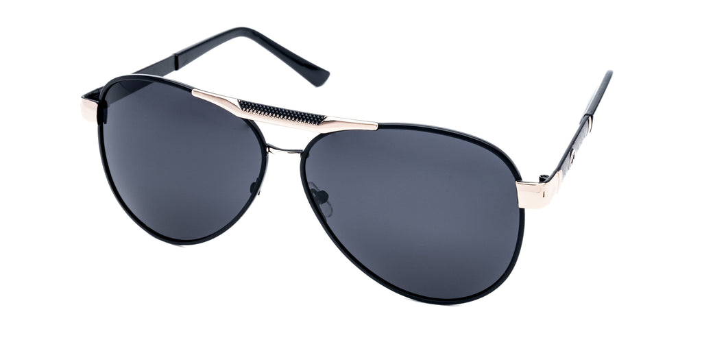 LUXURIANT™ SUNGLASSES - CLASSICS (Black & Gold)-1